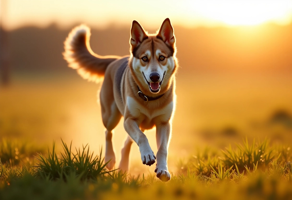 chien malinois husky