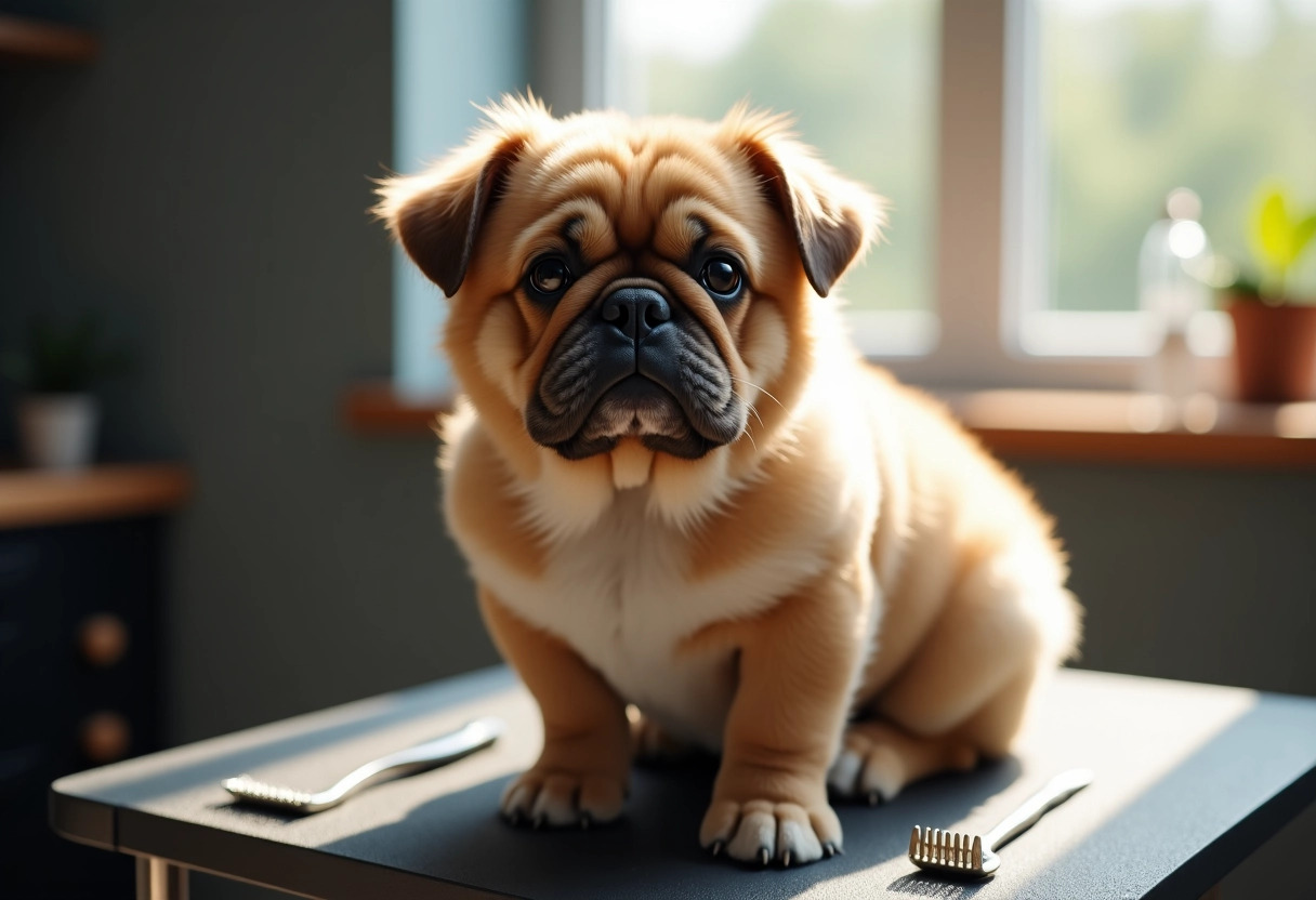 bouledogue fluffy