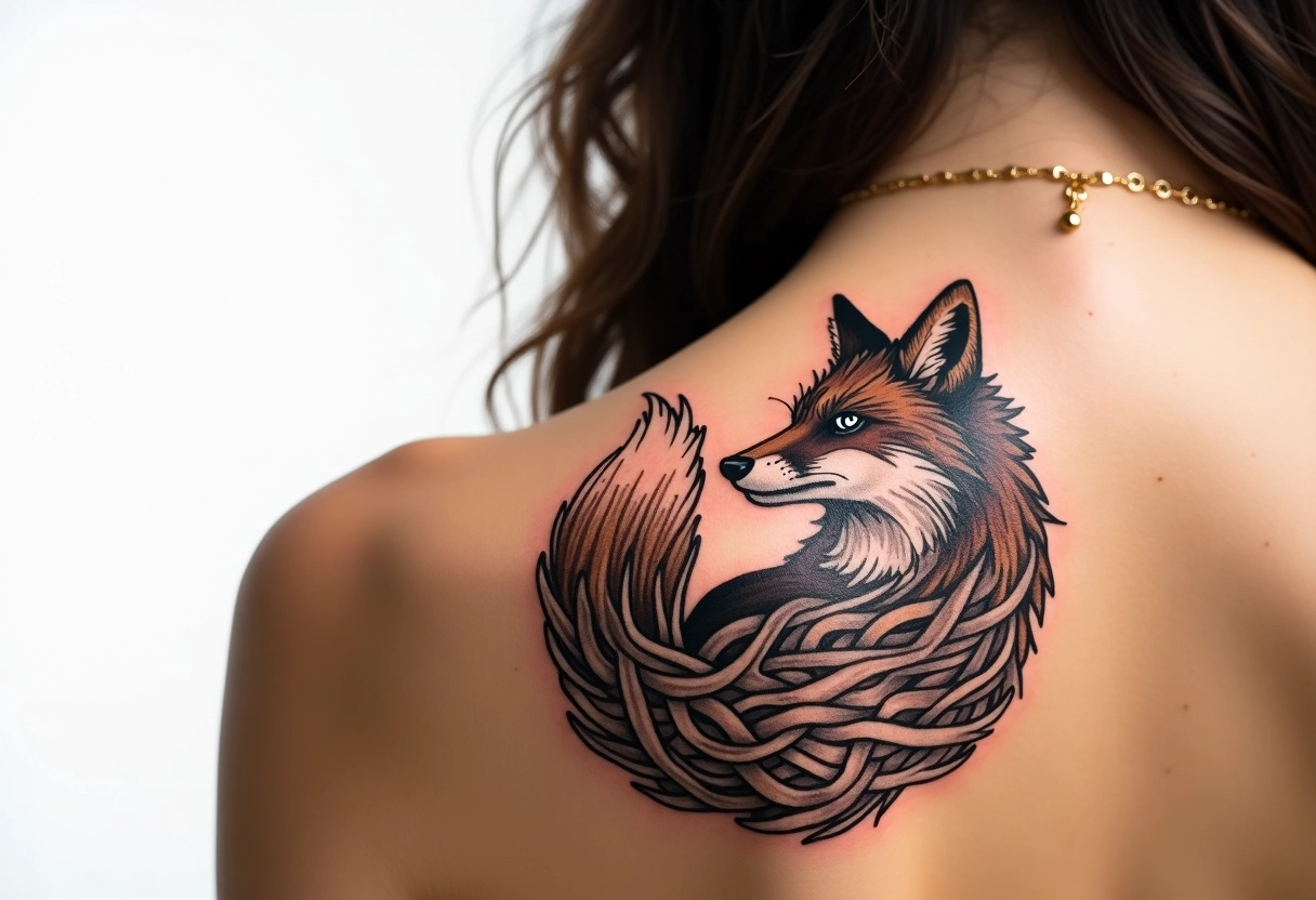 renard tatouage