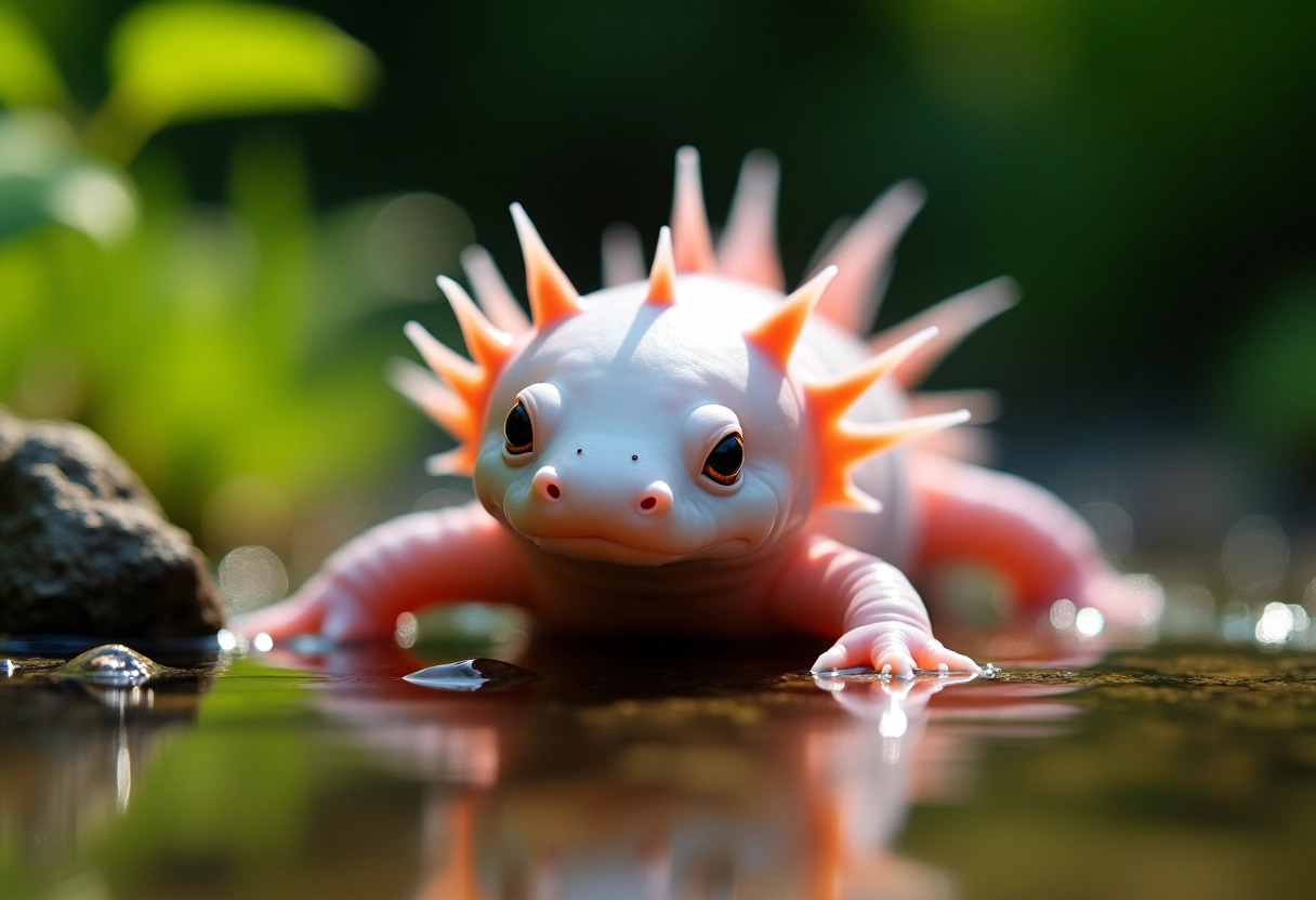 axolotl terrestre