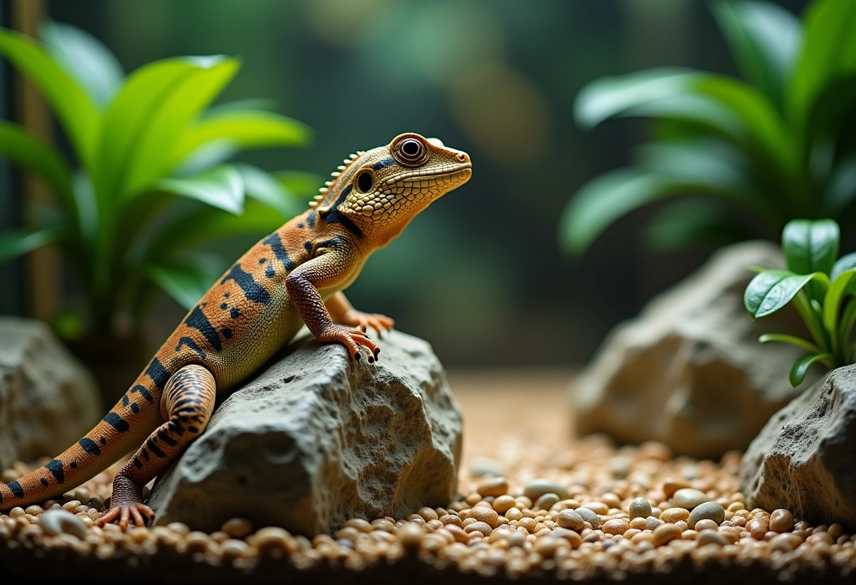 lézard domestique